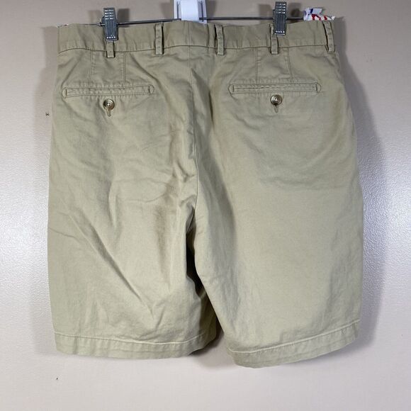 Peter Millar Soft Touch Twill Shorts Mens 35  Brown Khaki Golf  MEOB13 Stretch - Picture 11 of 16